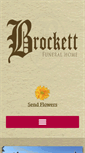 Mobile Screenshot of brockettfuneralhome.com